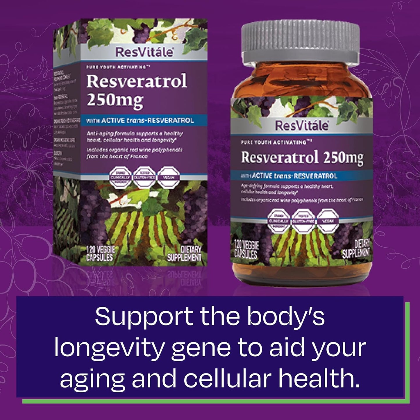 ResVitále™ Resveratrol Veggie Capsules