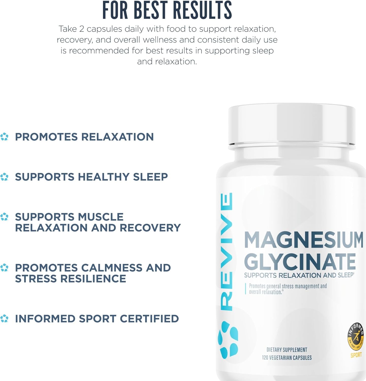 Revive MD Magnesium Glycinate Capsules