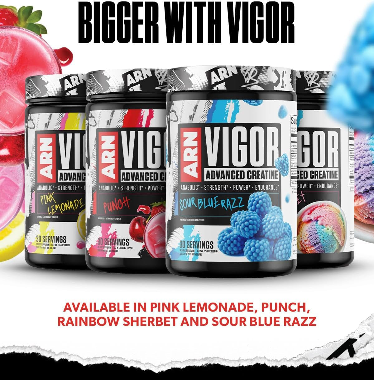 Arms Race Nutrition Vigor Advanced Creatine Formula - Punch