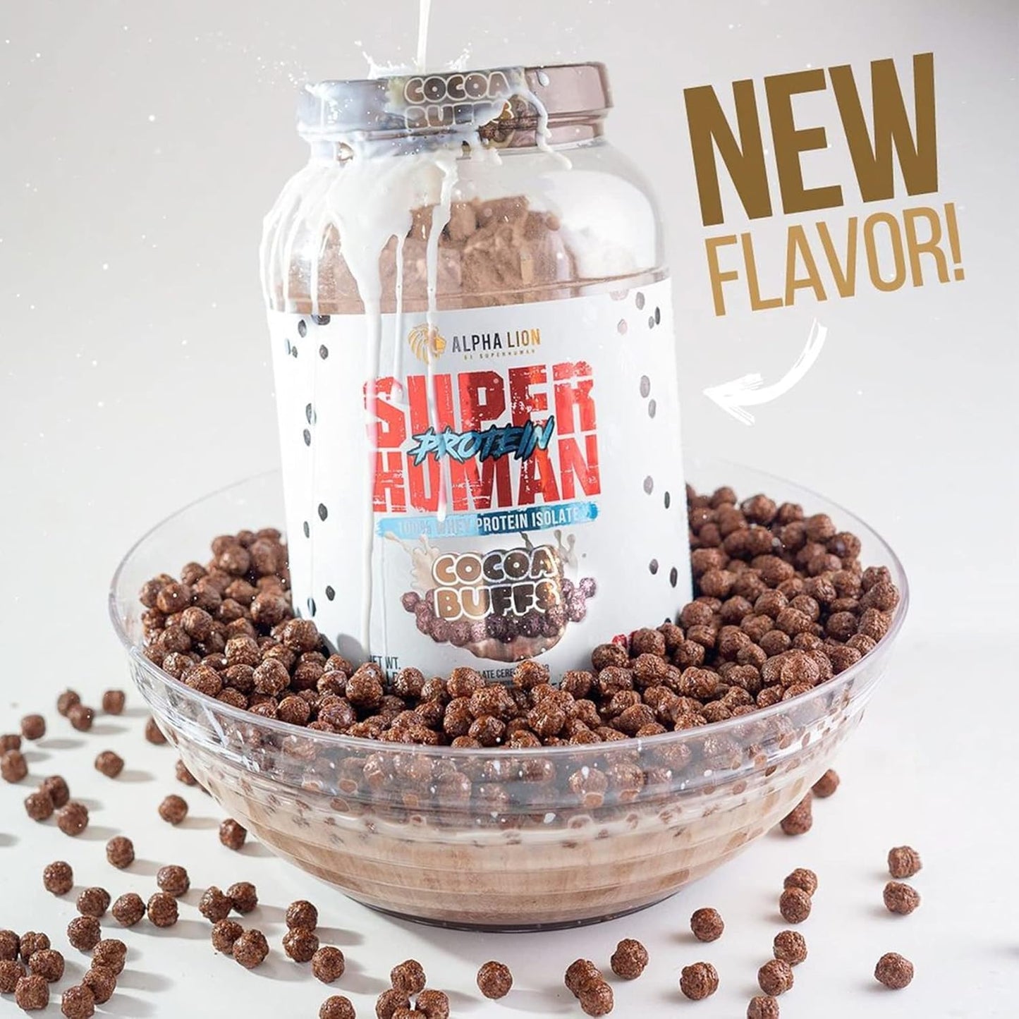 Alpha Lion Superhuman Whey Protein Powder - Cocoa Buffs