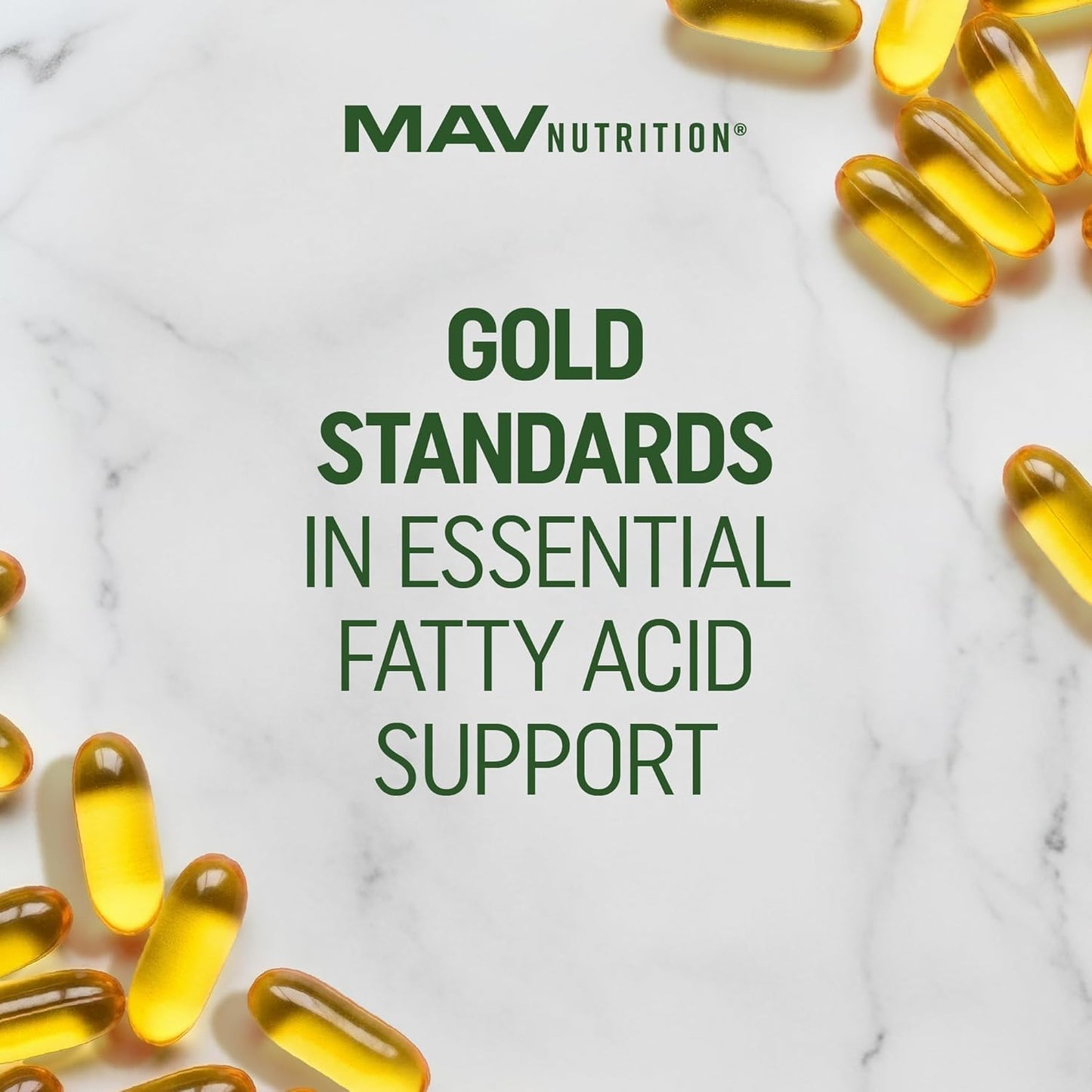 MAV Nutrition Vegan Omega 3 Algae Oil Capsules