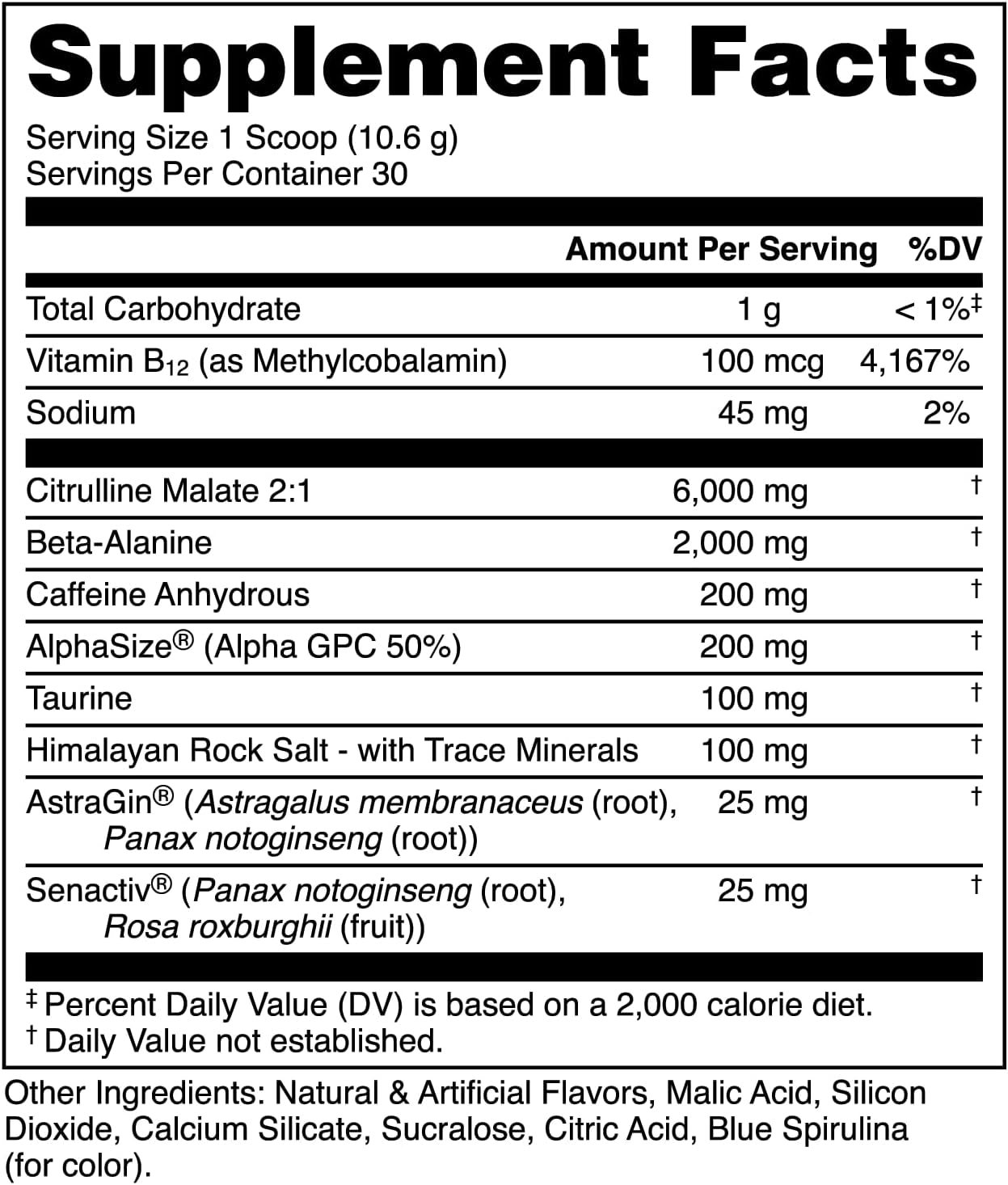 Bucked Up Woke AF Pre Workout - Freedom Pop