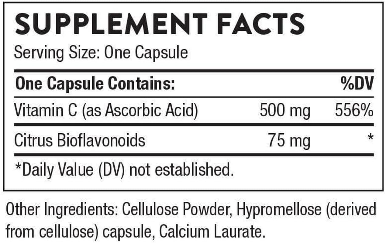 - Vitamin C - Blend of Vitamin C and Citrus Bioflavonoids from Oranges - Support Immune System, Production of Cellular Energy, Collagen Production, & Healthy Tissue - Gluten-Free - 90 Capsules