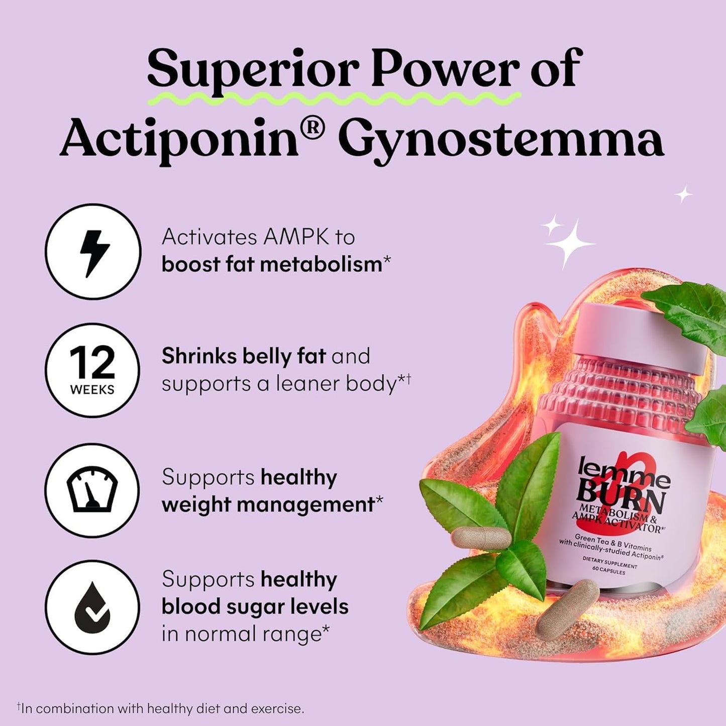 Lemme Burn Metabolism Boost Supplement for Men & Women
