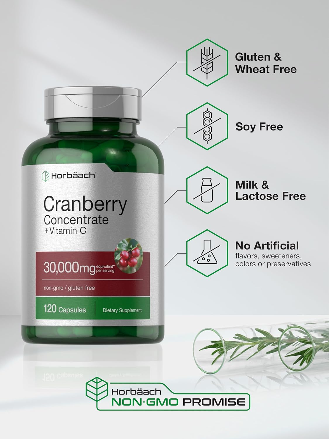 Horbaach Cranberry Concentrate Extract Pills
