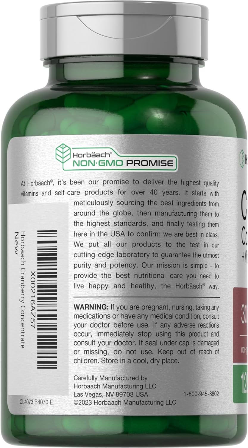 Horbaach Cranberry Concentrate Extract Pills