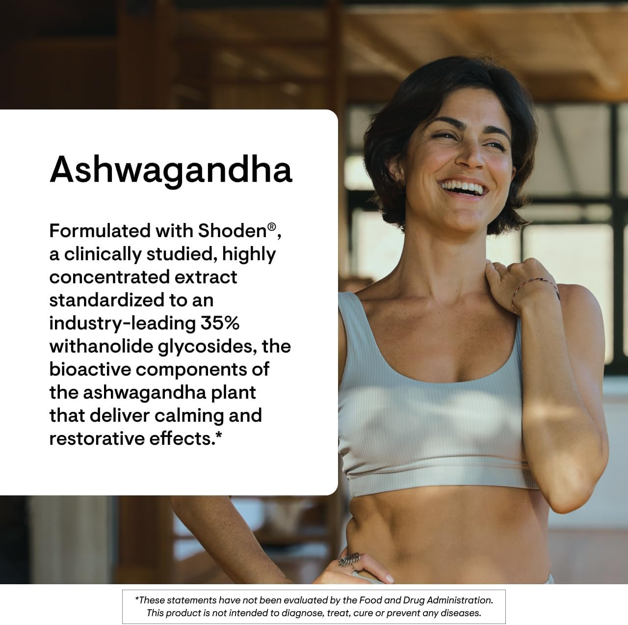 - Ashwagandha - Highly Concentrated Shoden - Calming Stress Support for Women & Men* - Supports Daytime Energy, Mental Clarity & Optimal Immune Function* - 30 Capsules