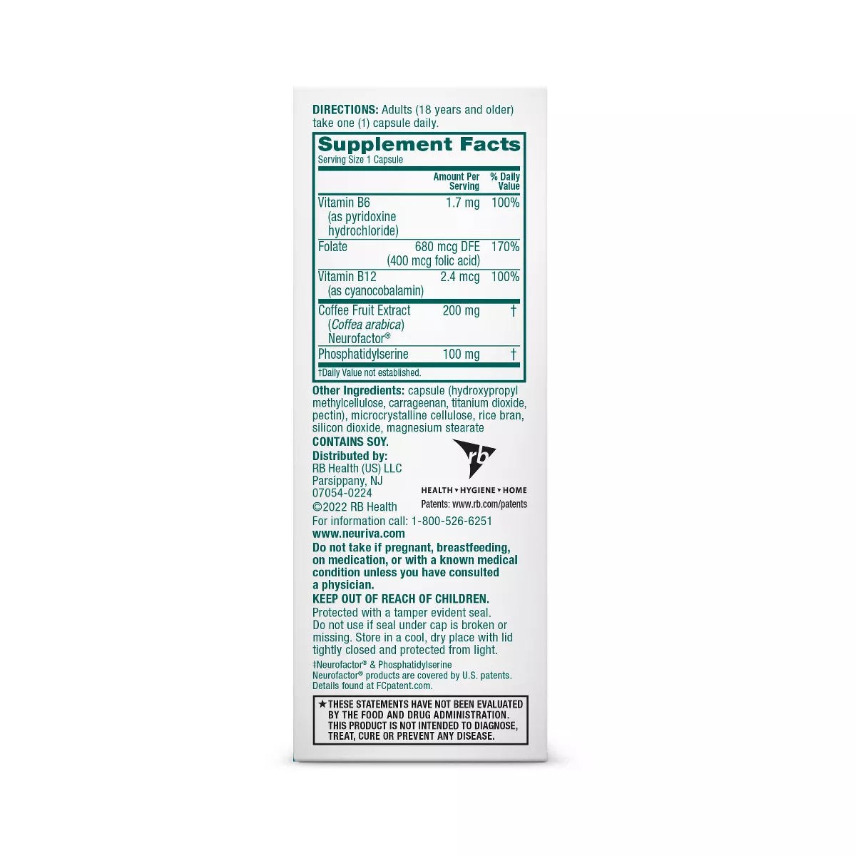 Neuriva Plus Brain Performance Capsules