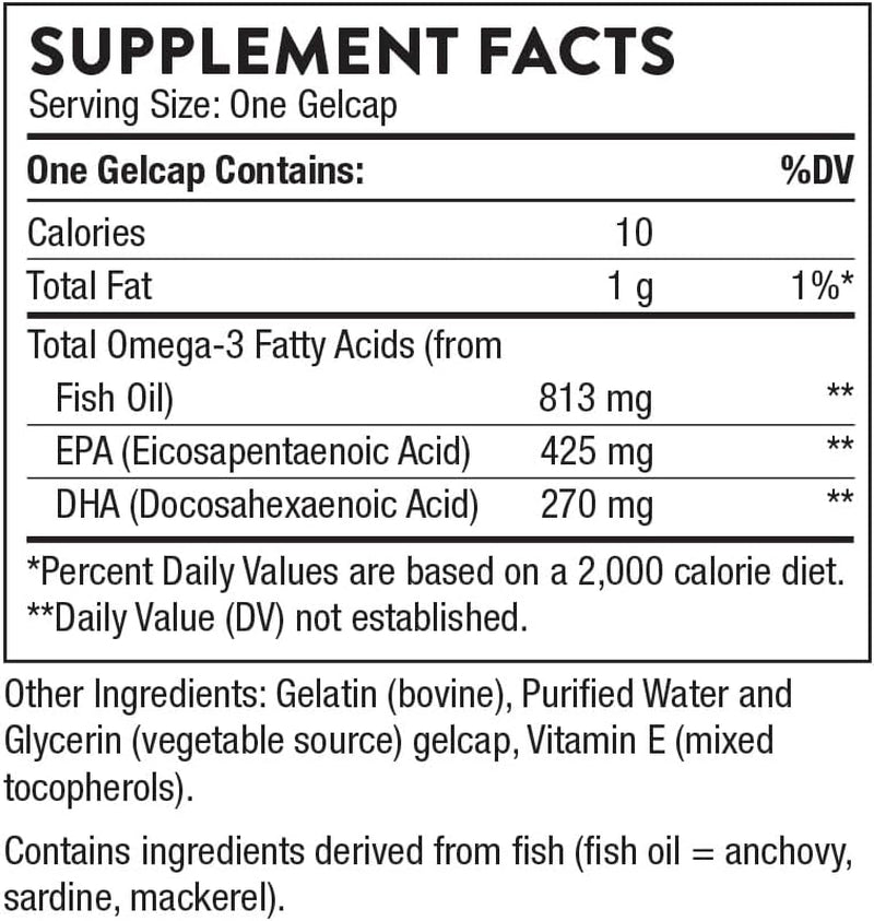- Super EPA - Omega-3 Fatty Acids EPA 425Mg & DHA 270Mg Supplement - Support Brain, Cardiovascular, Joints & Skin* - Gluten, Dairy & Soy-Free - 90 Gelcaps