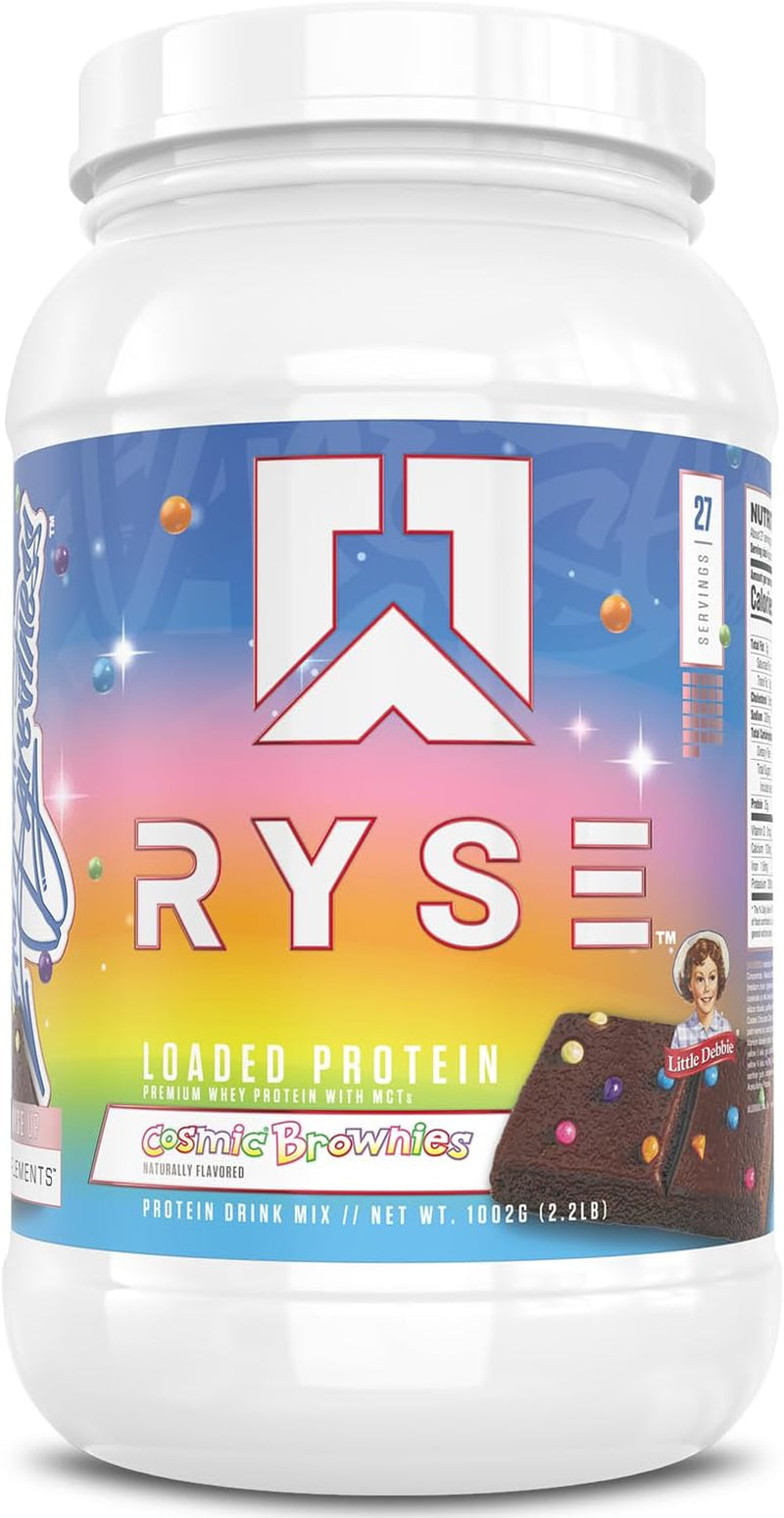 RYSE Loaded Whey Protein Powder - Little Debbie Cosmic Brownie 