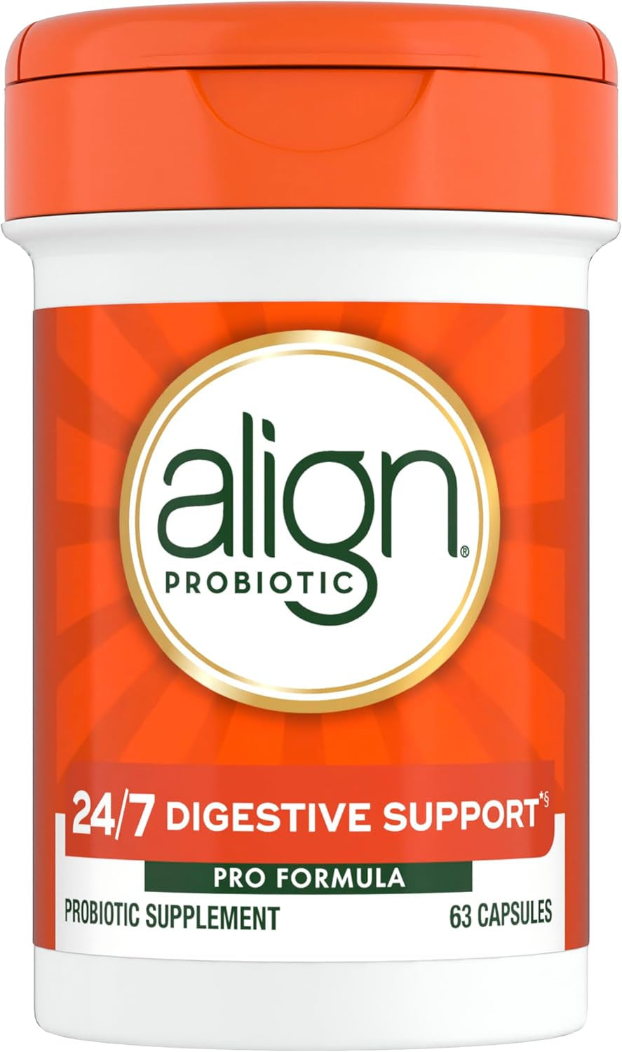 Probiotic, Pro Formula, Probiotics for Women and Men, Daily Probiotic Supplement, Helps Soothe Occasional Bloating & Gas*, #1 Doctor Recommended Brand‡, 63 Capsules (Packaging May Vary)