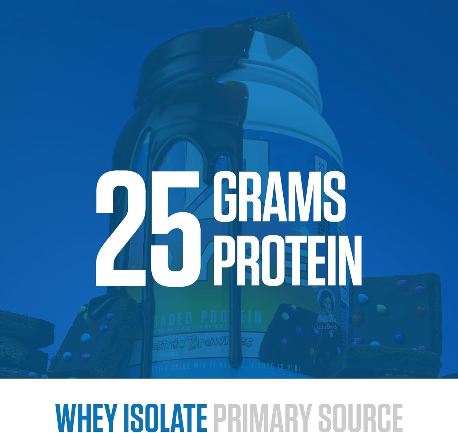 RYSE Loaded Whey Protein Powder - Little Debbie Cosmic Brownie 