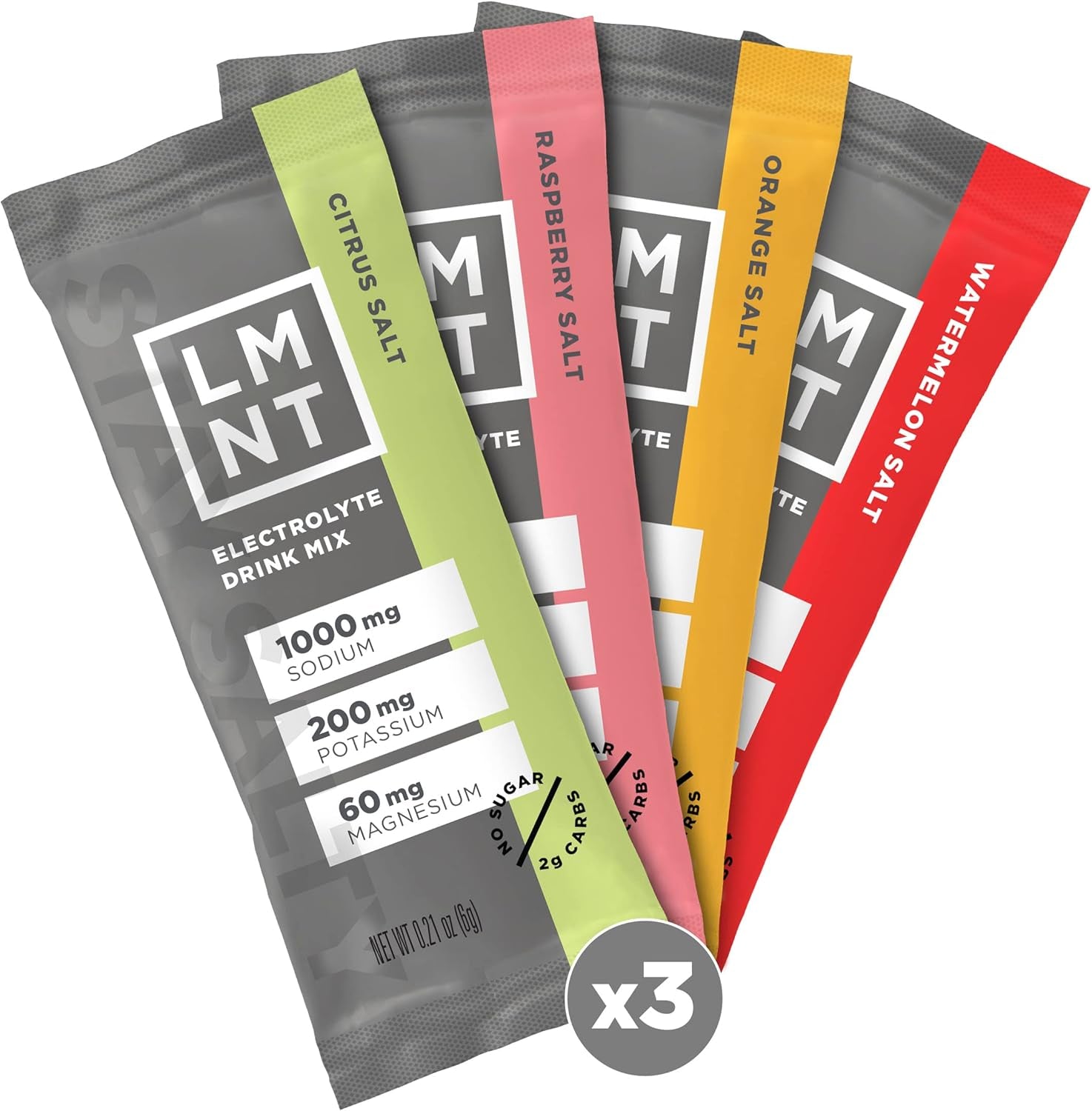 Zero Sugar Electrolytes - Variety Pack | Drink Mix | 12-Count